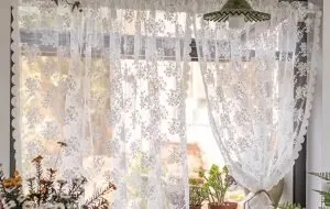 Washing net curtains with all possible methods